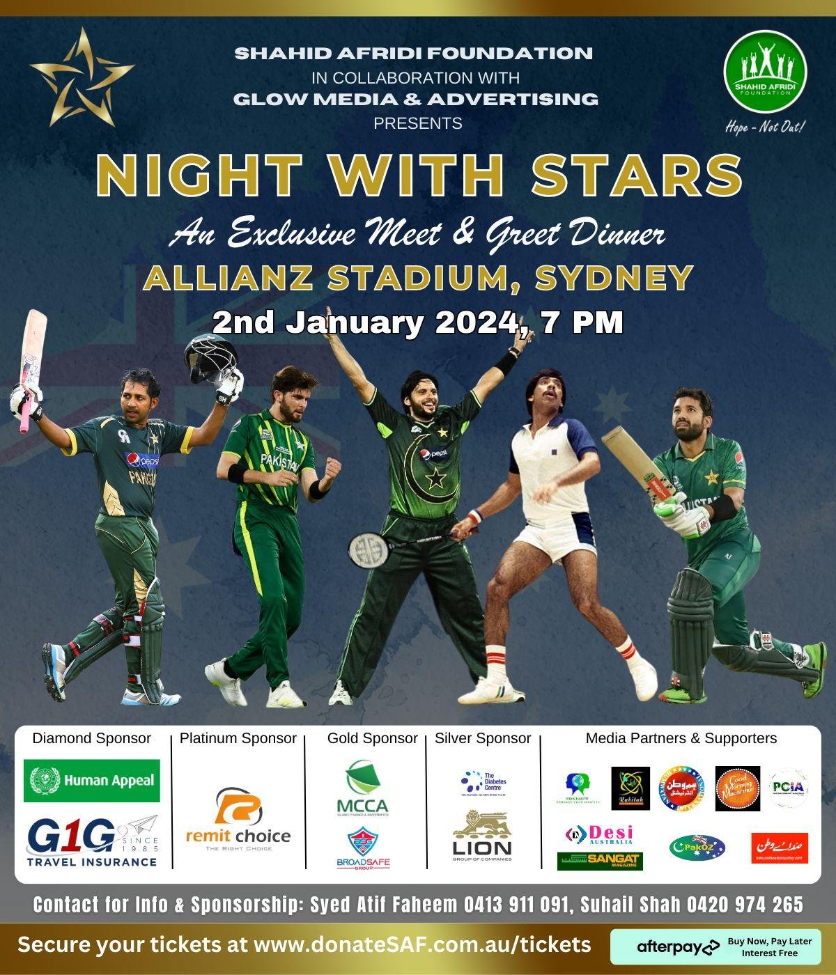 Night With Stars Sydney, 2nd January, 2024